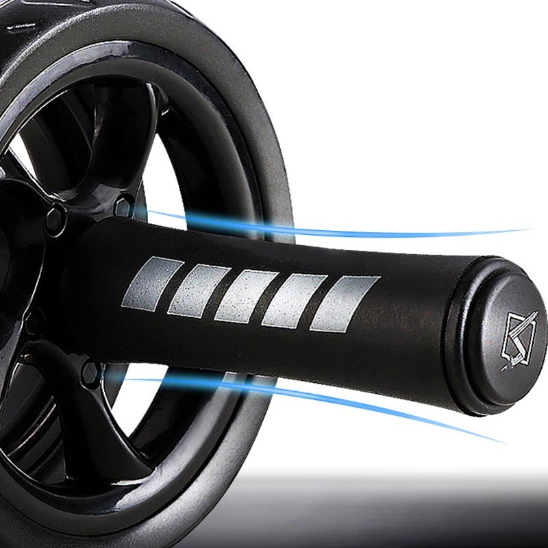 Silent Two-Wheeled Ab Roller | Core & Abdominal Exercise Wheel for Home & Gym
