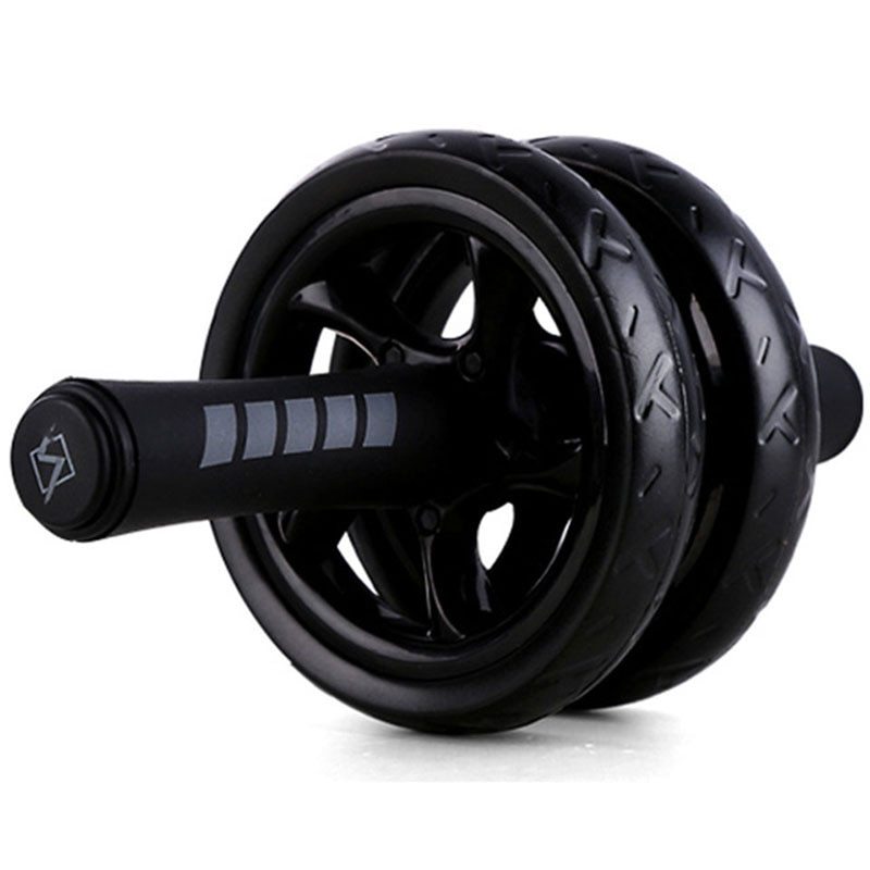 Silent Two-Wheeled Ab Roller | Core & Abdominal Exercise Wheel for Home & Gym