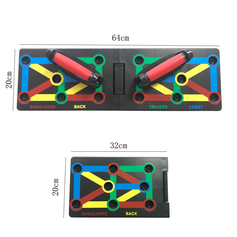 Multifunctional Push-Up Board – Color-Coded Muscle Training System for Home, Office & Outdoor Workouts