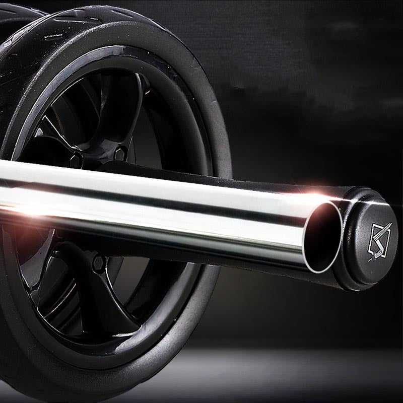 Silent Two-Wheeled Ab Roller | Core & Abdominal Exercise Wheel for Home & Gym