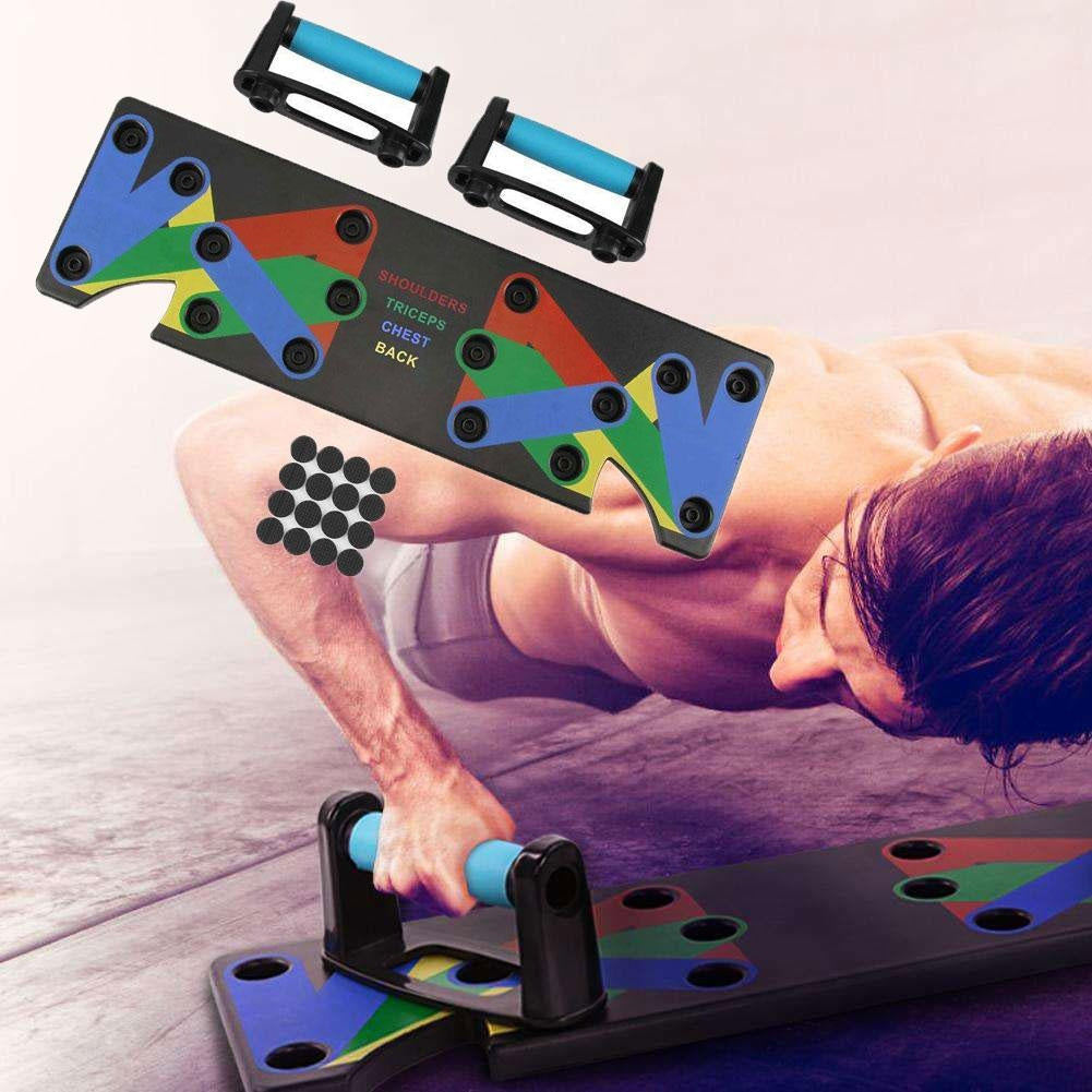 Power Press Push-Up Board – 9-in-1 Color-Coded Training System for Chest, Arms, Shoulders & Back