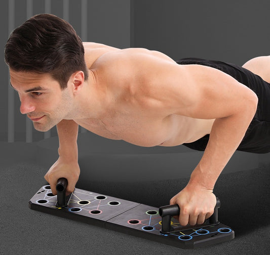 Foldable Push-Up Board – Indoor Fitness Equipment for Home, Office & Travel Workouts