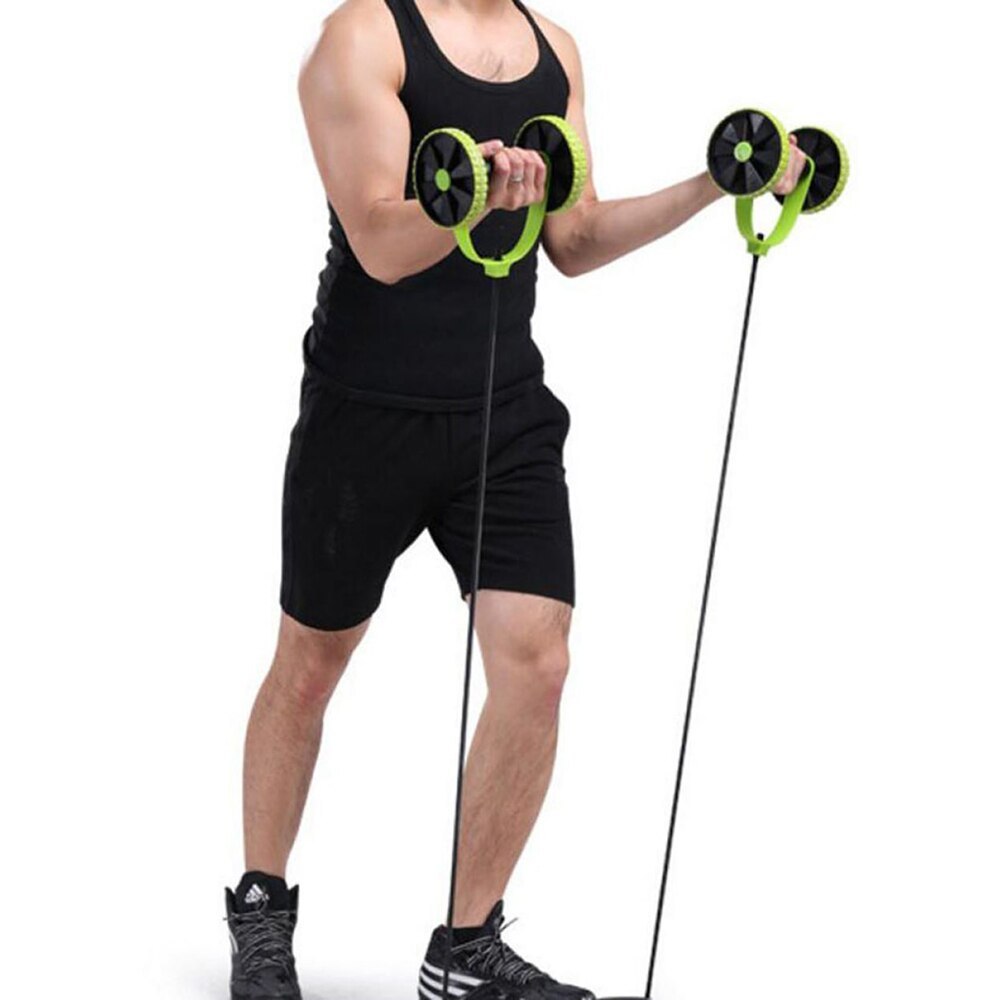 Crossflex Ab Roller Wheel – Full Body Exercise Equipment for Core, Arms & Home Gym Training