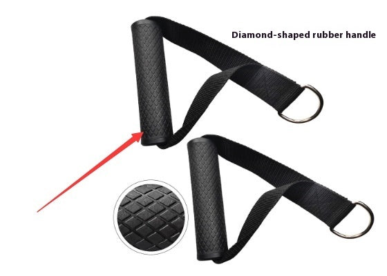 Fitness Resistance Band Puller – Portable Exercise Band with Ergonomic Handle