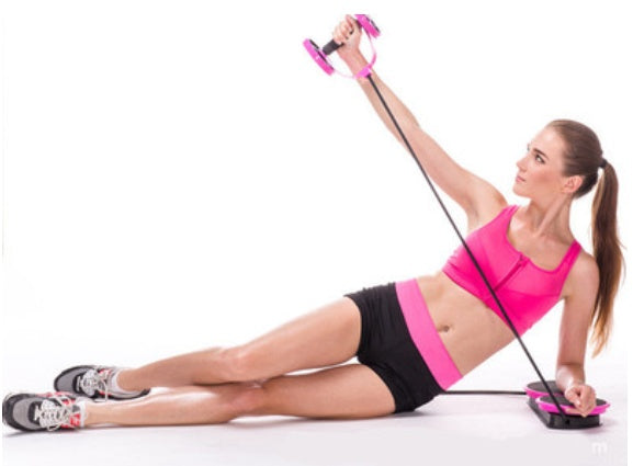 Crossflex Ab Roller Wheel – Full Body Exercise Equipment for Core, Arms & Home Gym Training