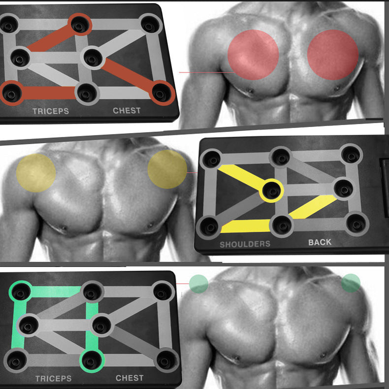 Multifunctional Push-Up Board – Color-Coded Muscle Training System for Home, Office & Outdoor Workouts