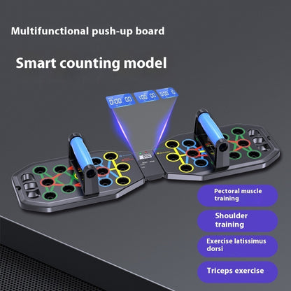 Home Multifunctional Push-Up Training Board – Professional, Upgraded & Smart Counting Variants | Full-Body Workout Equipment
