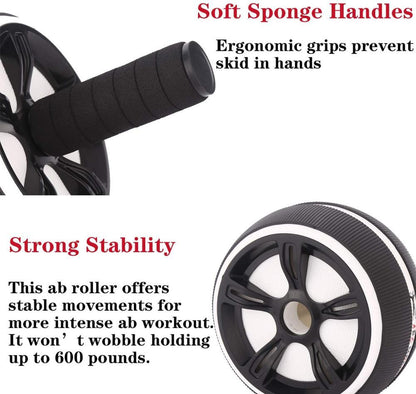 Portable Ab Wheel Roller for Abs & Core | Household Abdominal Exercise Wheel