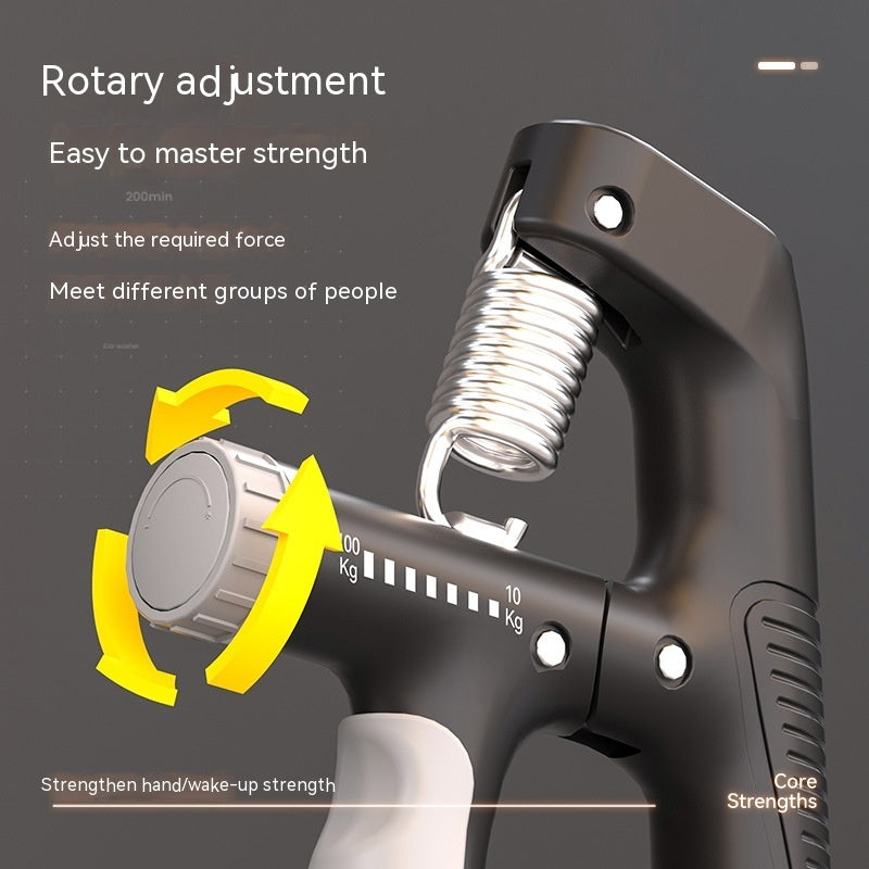 Adjustable Spring Grip Hand Strength Trainer – Wrist, Finger & Arm Muscle Exerciser for Fitness & Rehabilitation