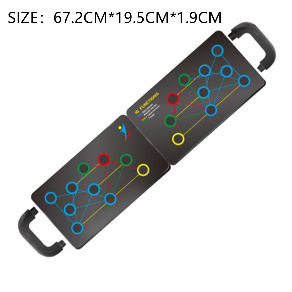 Fitness Board Push-Up Bracket – Foldable Push-Up Training System for Home & Office Workouts