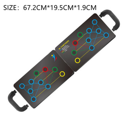 Fitness Board Push-Up Bracket – Foldable Push-Up Training System for Home & Office Workouts
