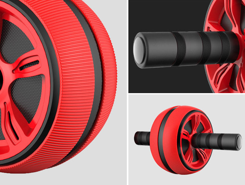 Large Silent Ab Wheel Roller | TPR Abdominal Exercise Wheel for Core & Abs Training