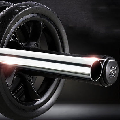 Silent Two-Wheeled Ab Roller | Core & Abdominal Exercise Wheel for Home & Gym