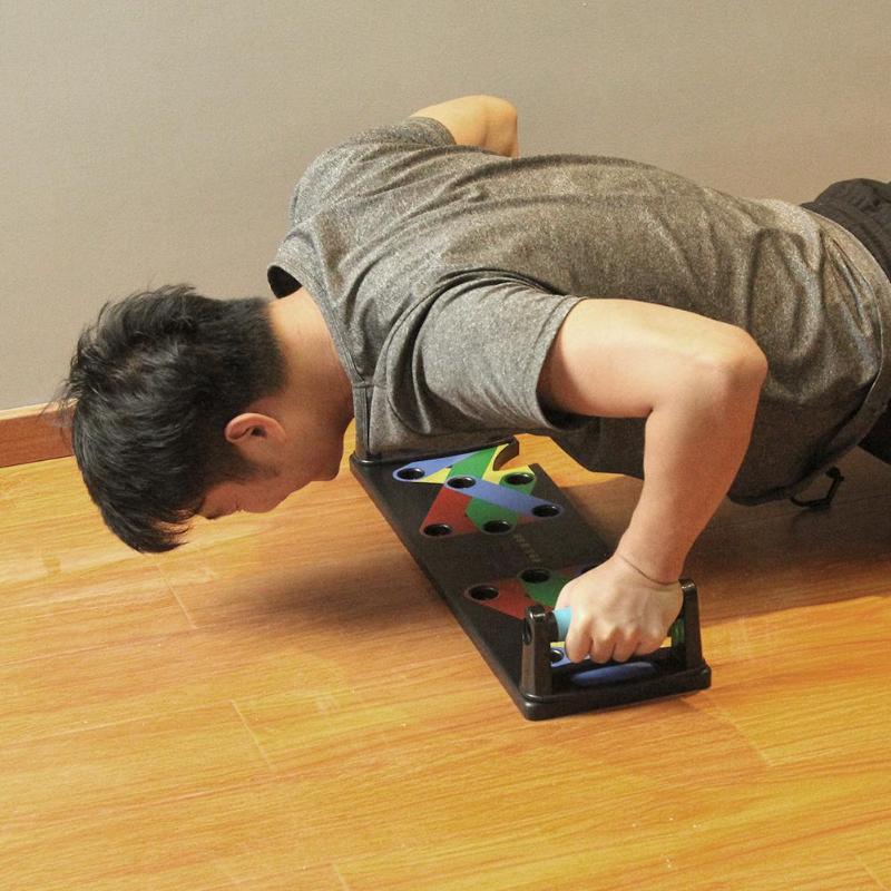 Power Press Push-Up Board – 9-in-1 Color-Coded Training System for Chest, Arms, Shoulders & Back
