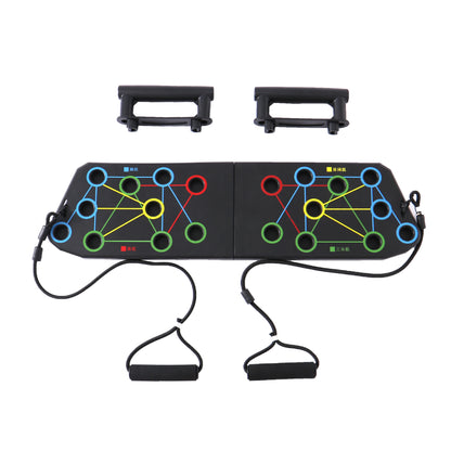 Foldable Push-Up Board – Indoor Fitness Equipment for Home, Office & Travel Workouts