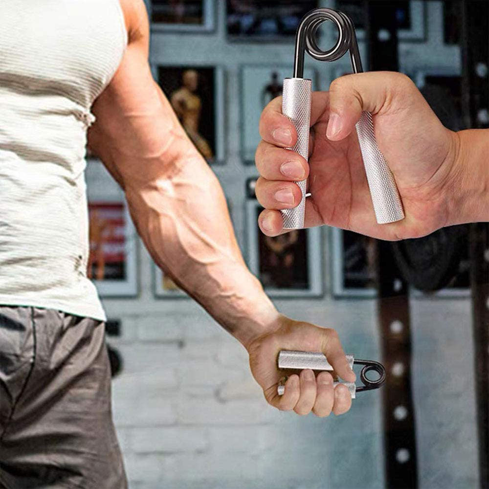 Aluminum Alloy Spring Grip Trainer – Adjustable Hand & Arm Strengthener for Home Workouts