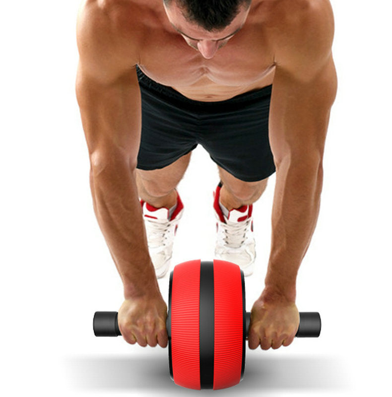 Large Silent Ab Wheel Roller | TPR Abdominal Exercise Wheel for Core & Abs Training