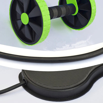 Multi-Function Ab Roller with Resistance Bands | Core & Full Body Workout Equipment