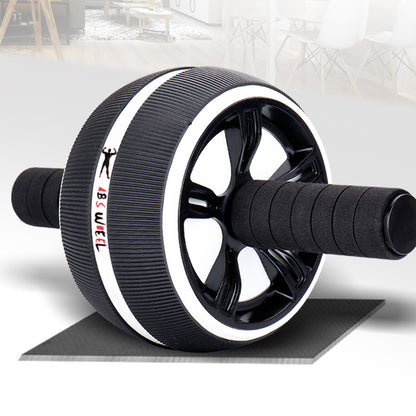 Large Silent Ab Wheel Roller | TPR Abdominal Exercise Wheel for Core & Abs Training