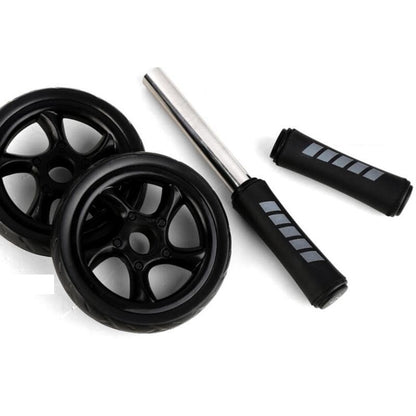 Silent Two-Wheeled Ab Roller | Core & Abdominal Exercise Wheel for Home & Gym