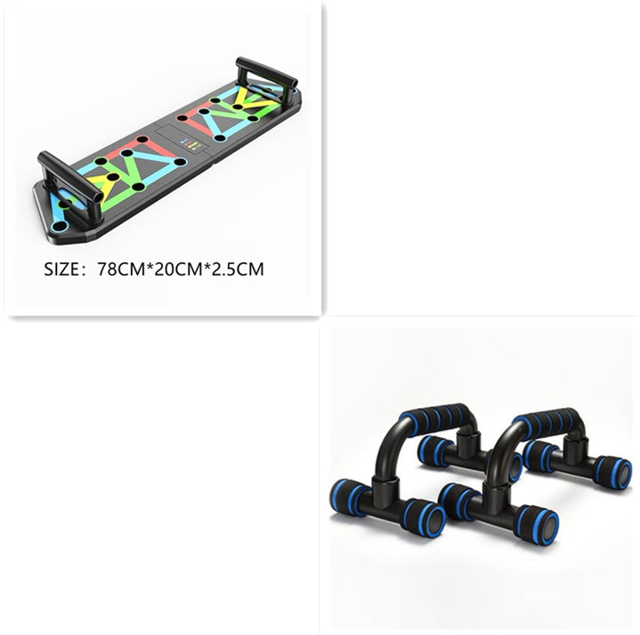 Fitness Board Push-Up Bracket – Foldable Push-Up Training System for Home & Office Workouts