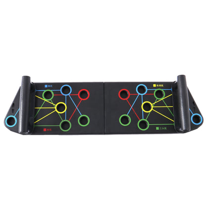 Foldable Push-Up Board – Indoor Fitness Equipment for Home, Office & Travel Workouts