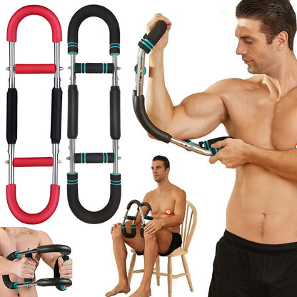 Multi-Functional U-Shaped Arm Strengthener – Adjustable Chest & Forearm Trainer for Home Gym